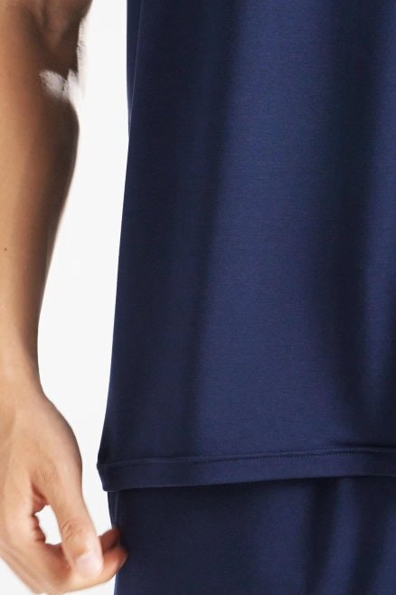 mens modal sleep shorts navy