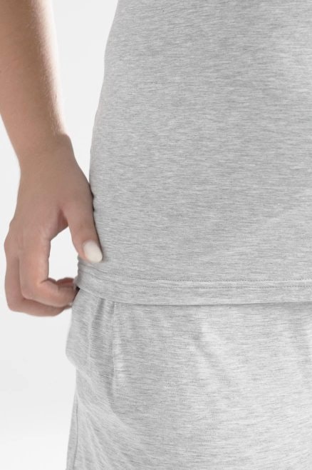 womens modal sleep shorts grey marle